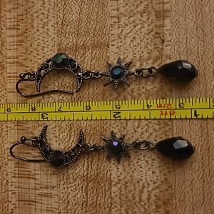 Moon and stars earrings